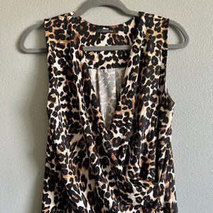 West Kei Leopard Print Shell
